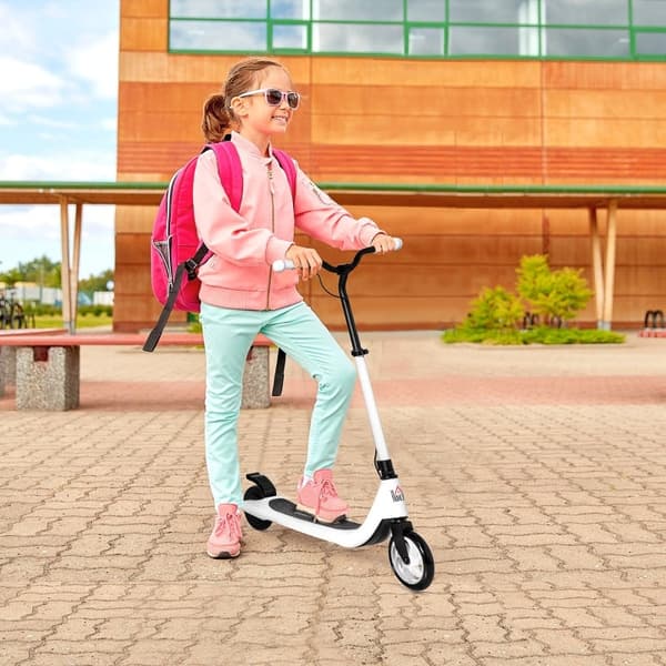 Rootz E-skootteri lapsille - Sähköpotkulauta - Lasten sähköskootteri - 6 km Kantama - Säädettävä kahvan korkeus - Akun tason näyttö - Pikapysäytys - 7
