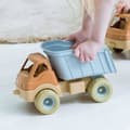 Miniatyrbild 4 av 4: Leksak - DANTOY - Dumper - Återvunnen plast - Vit och Gul
