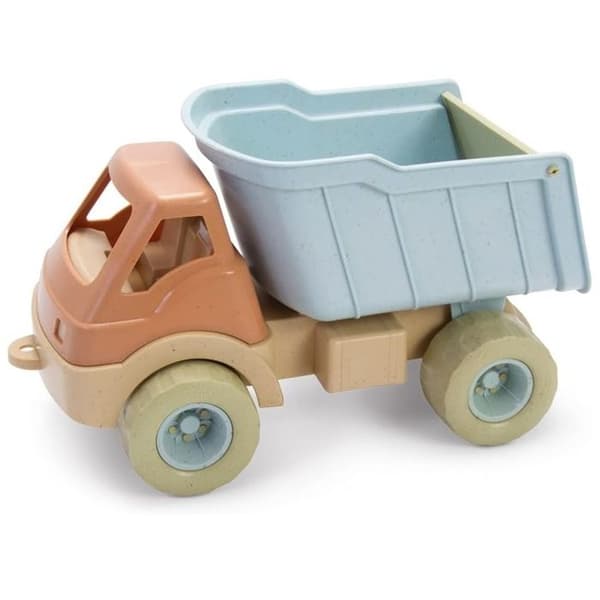 Leksak - DANTOY - Dumper - Återvunnen plast - Vit och Gul