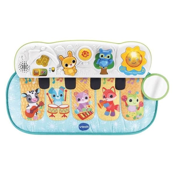 Baby Loulous Tap Tap Piano - VTECH - Musikleksak för spädbarn 6 månader och uppåt - Flerfärgad