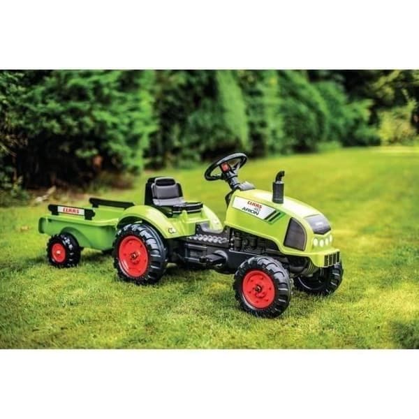 Traktor med släp och öppningsbar motorhuv - FALK - Klass - Från 2 år - 100% Made in France - 75% återvunnen plast