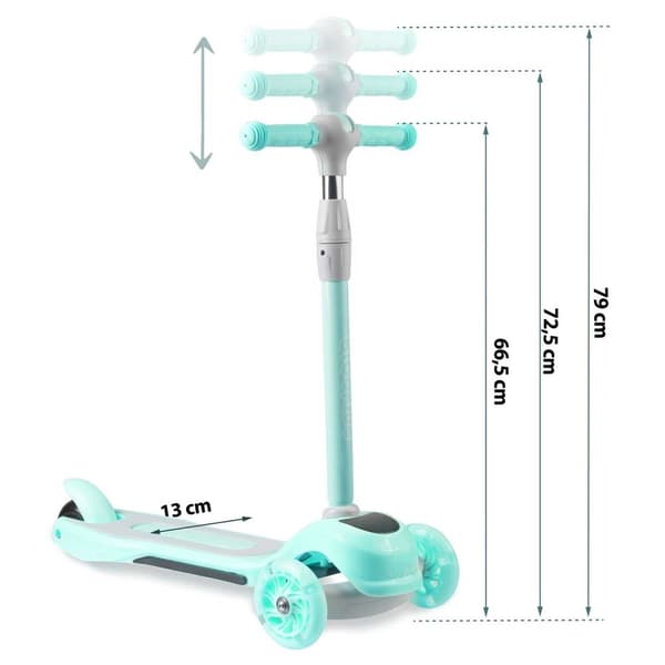 Ricokids Piko 3-hjulet scooter - Mint