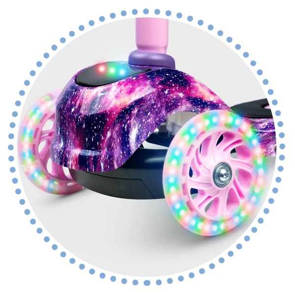 Ricokids Piko 3-hjulet scooter - Pink og lilla