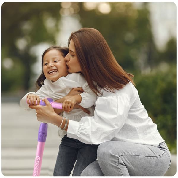 Ricokids Piko 3-hjulet scooter - Pink og lilla