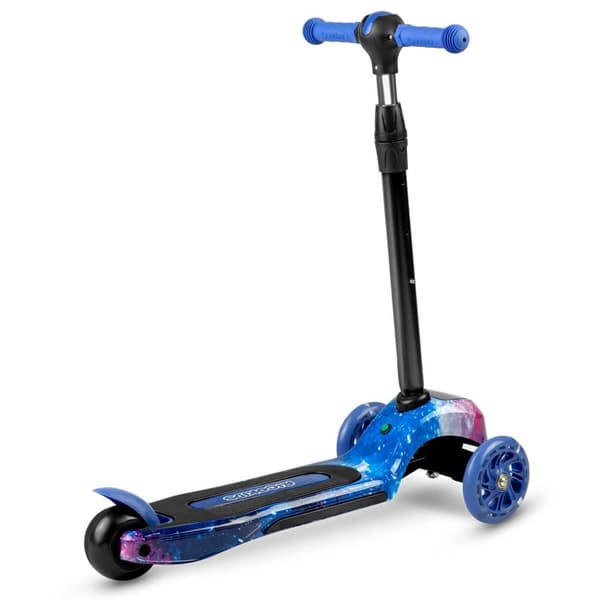 Ricokids Piko 3-hjulet scooter - sort og blå