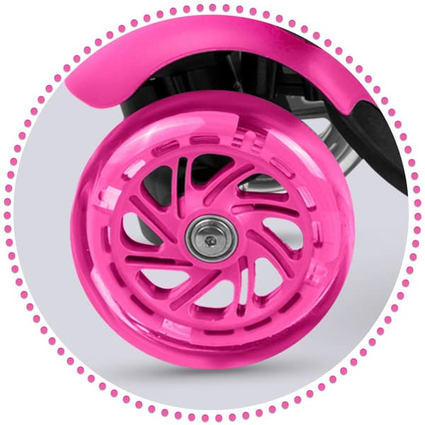 Ricokids Buggy 3-hjuls skoter - Rosa