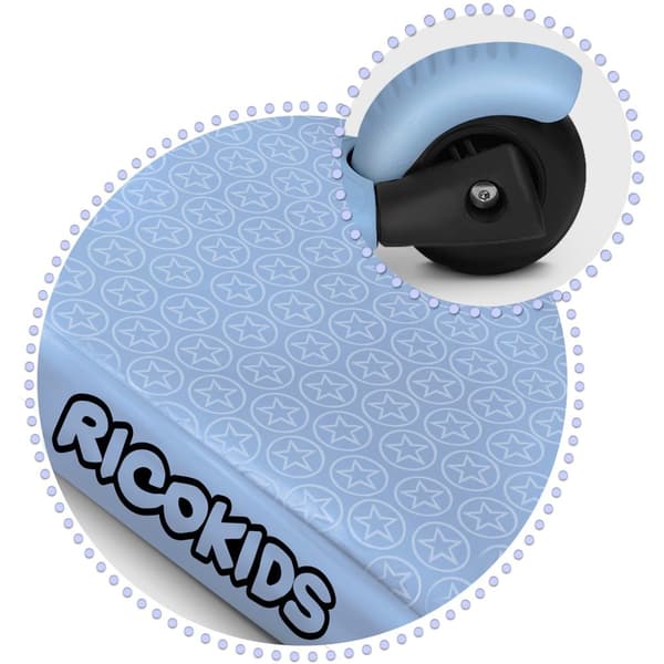 Ricokids Todi 3-hjulet scooter - blå-grå