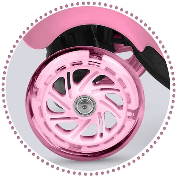 Ricokids Todi 3-hjulet scooter - Pink