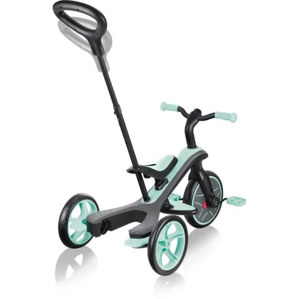 Globber - EXPLORER 4 i 1 utvecklande trehjuling för baby - Mintgrön