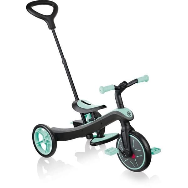 Globber - EXPLORER 4 i 1 utvecklande trehjuling för baby - Mintgrön