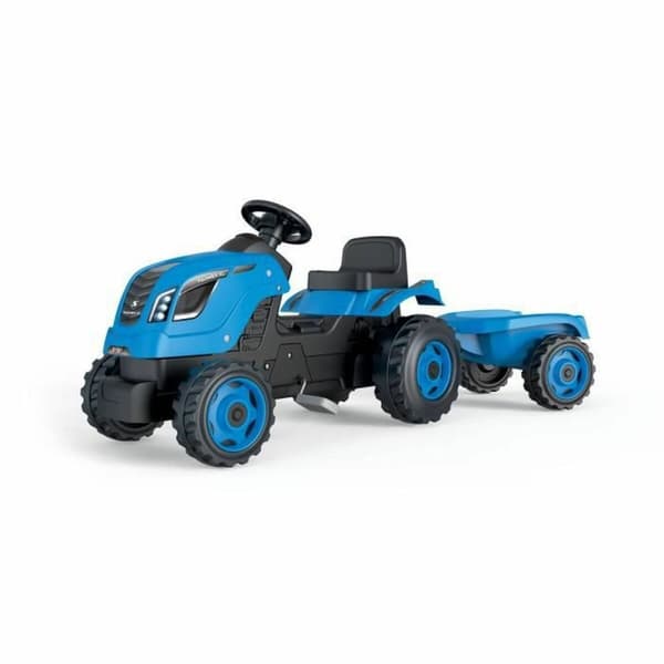 Trehjuling Smoby Släp Traktor