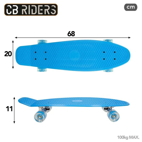 Skateboard Colorbaby Blå (2 antal)