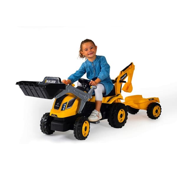 Trehjuling Smoby Släp Traktor