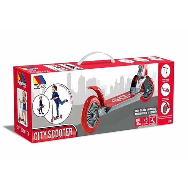 Legetøjsscooter Moltó Rød 72-77 cm