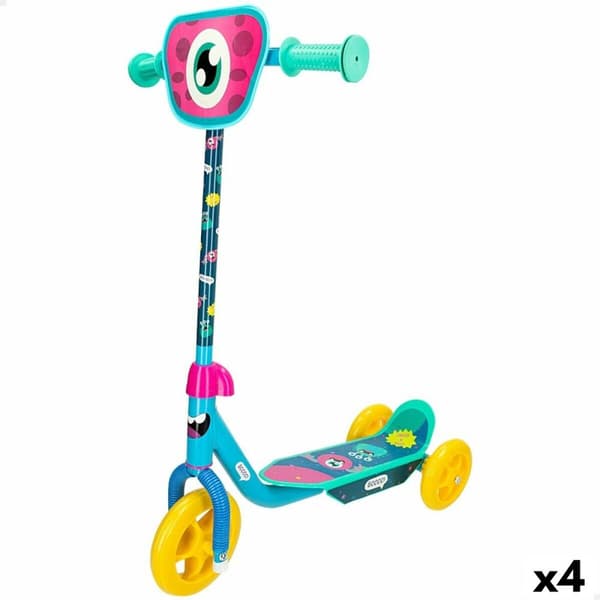 Potkulauta Colorbaby Hirviö (4 osaa)