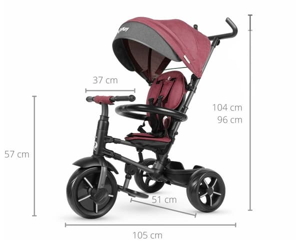 Qplay Rito Star Lilla trehjulet cykel