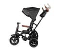 Miniatyrbillede 3 af 10: Qplay Rito Deluxe gummisort trehjulet cykel