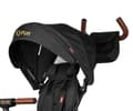 Miniatyrbillede 6 af 10: Qplay Rito Deluxe gummisort trehjulet cykel