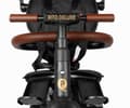 Miniatyrbillede 8 af 10: Qplay Rito Deluxe gummisort trehjulet cykel