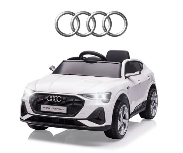Milly Mally Audi E-Tron Sportback Hvid batteridrevet køretøj