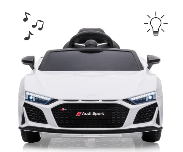 Milly Mally Audi R8 Spyder Hvid batteridrevet køretøj