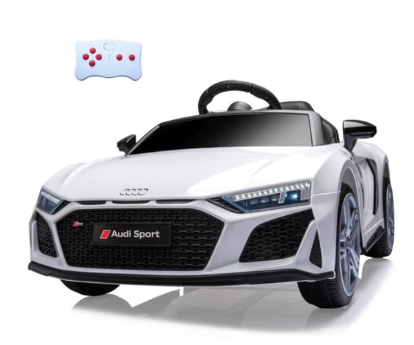 Milly Mally Audi R8 Spyder Hvid batteridrevet køretøj