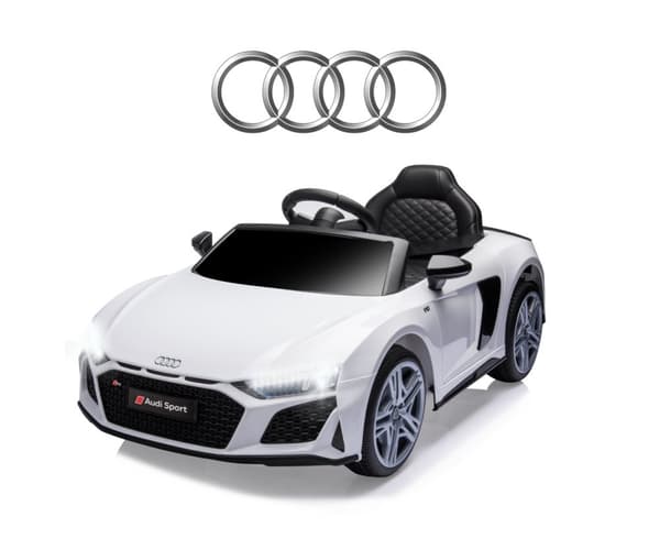 Milly Mally Audi R8 Spyder Hvid batteridrevet køretøj