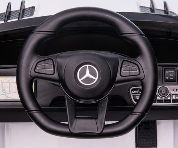Milly Mally Mercedes-Benz SL65 AMG Valkoinen akkukäyttöinen ajoneuvo