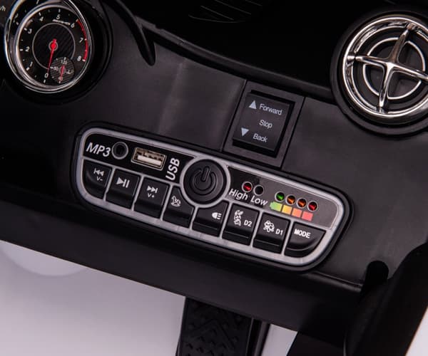 Milly Mally Mercedes-Benz SL65 AMG Valkoinen akkukäyttöinen ajoneuvo