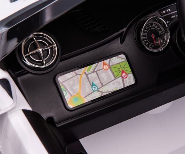 Milly Mally Mercedes-Benz SL65 AMG Valkoinen akkukäyttöinen ajoneuvo