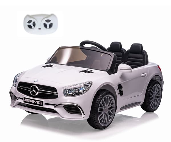 Milly Mally Mercedes-Benz SL65 AMG Valkoinen akkukäyttöinen ajoneuvo