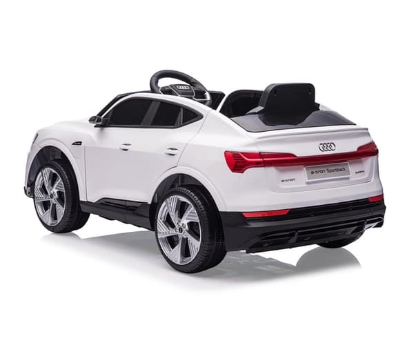 Milly Mally Audi E-Tron Sportback 4x4 White akkukäyttöinen ajoneuvo