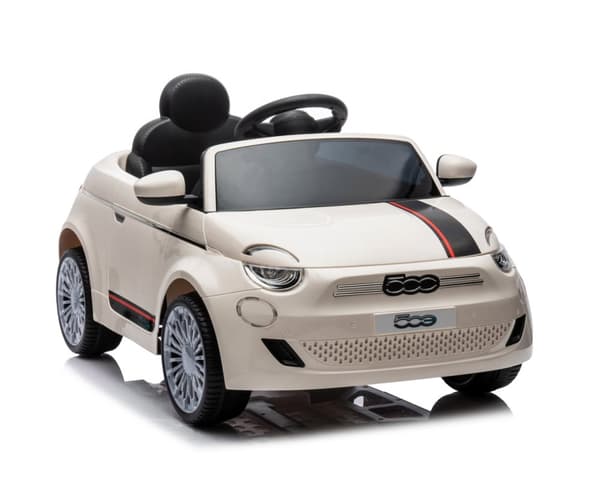 Milly Mally Fiat 500e Vit batteridrivet fordon
