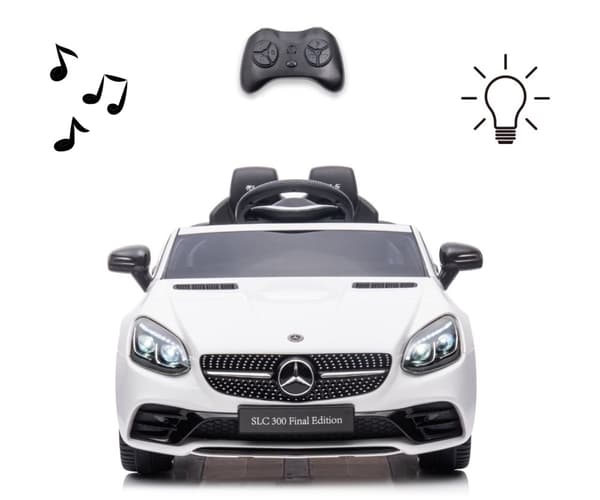 Milly Mally Mercedes-Benz SLC Valkoinen akkukäyttöinen ajoneuvo