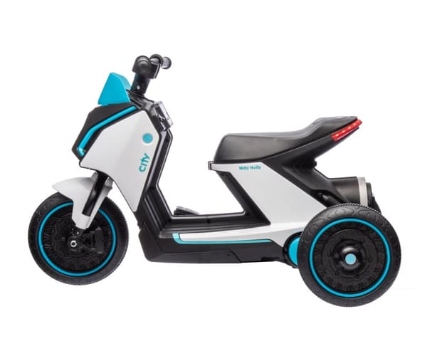 Milly Mally Batteridrevet køretøj City White scooter