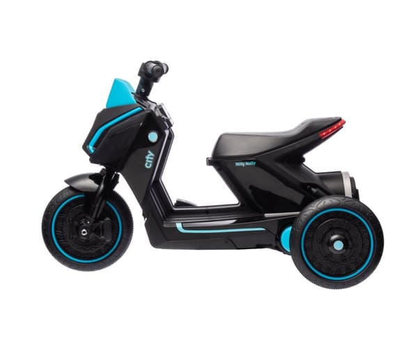 Milly Mally Batteridrevet køretøj City Black scooter