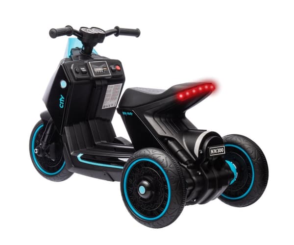 Milly Mally Batteridrevet køretøj City Black scooter