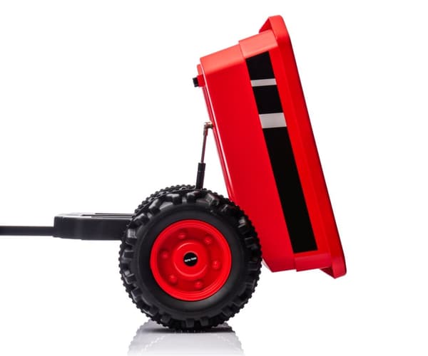Milly Mally Batteridrevet køretøj Traktor med trailer Farmer Red