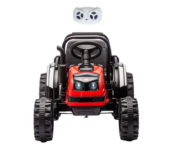 Milly Mally Batteridrevet køretøj Traktor med trailer Farmer Red