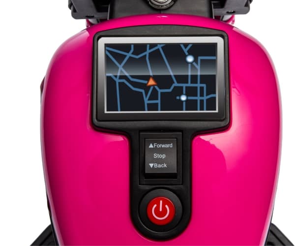 Milly Mally Akkukäyttöinen ajoneuvo Eagle Pink -moottoripyörä
