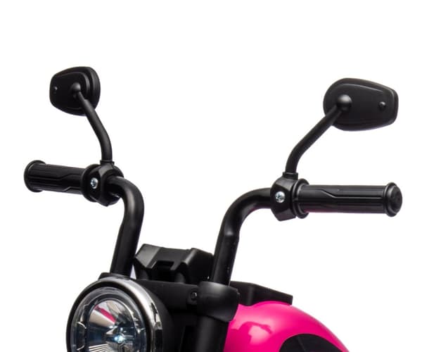Milly Mally Akkukäyttöinen ajoneuvo Eagle Pink -moottoripyörä