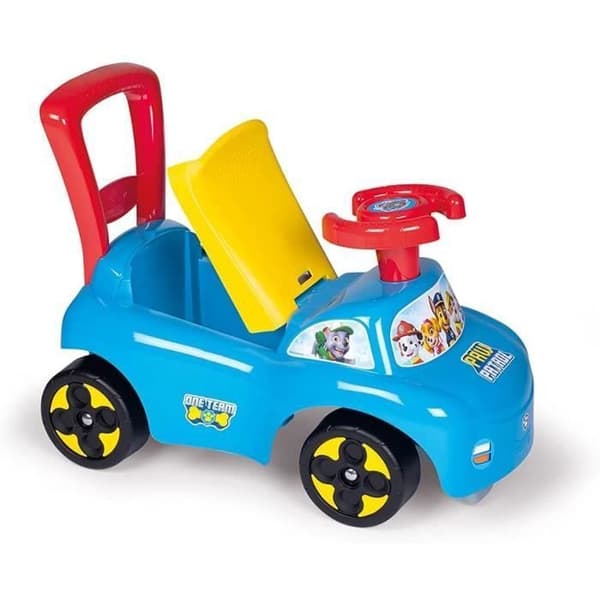 Smoby - Paw Patrol åkande bil - Walker-funktion - Tippskydd - Leksakslåda