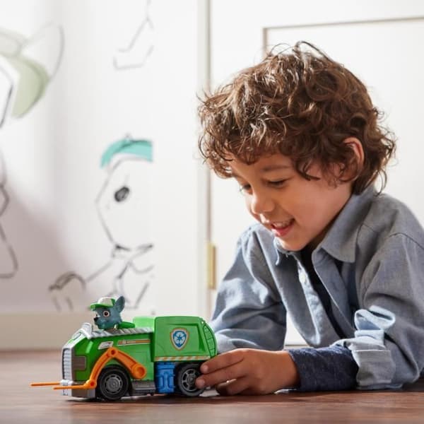 SPIN MASTER VEHICLE + ROCKY FIGURINE Paw Patrol