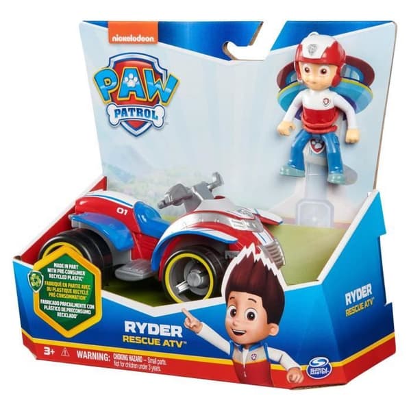 SPIN MASTER VEHICLE + RYDER FIGURINE Paw Patrol