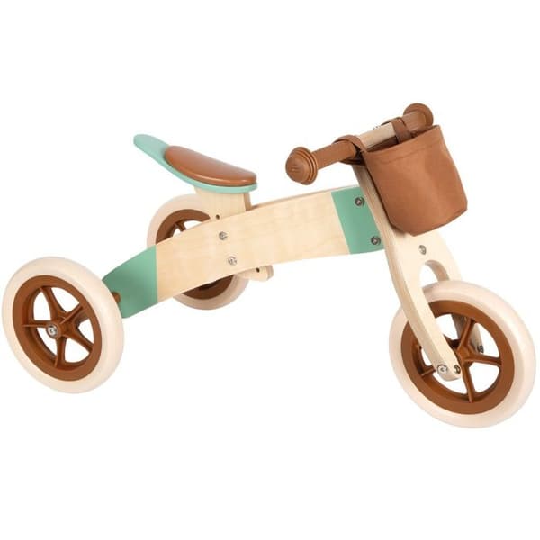 Small foot company - Balanscykel Trehjuling 2 i 1 Maxi Caramel brown - LEGLER