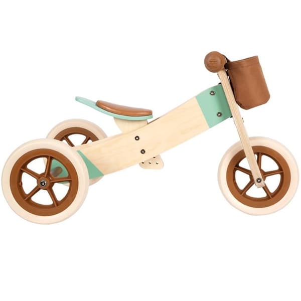Small foot company - Balanscykel Trehjuling 2 i 1 Maxi Caramel brown - LEGLER
