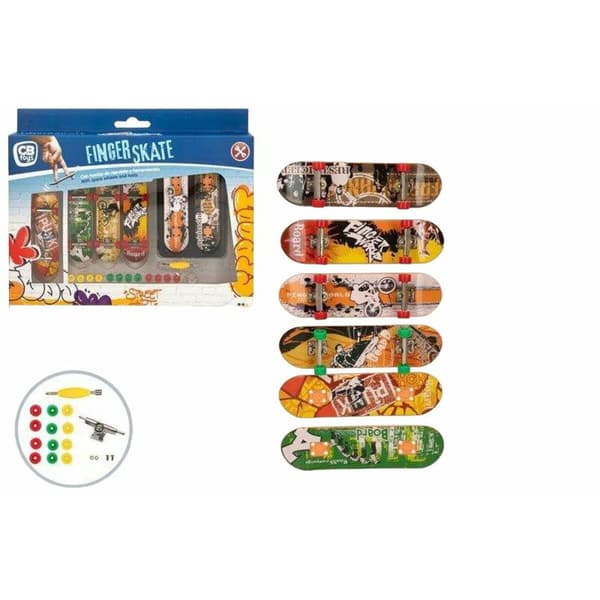 Fingerskateboard-sæt Colorbaby 10 x 3 cm 24 Dele