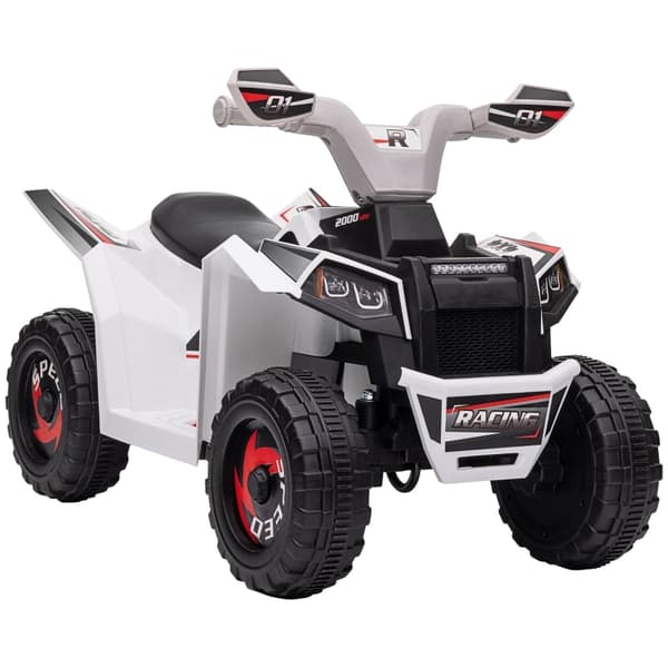 Rootz elektrisk quad til børn - Ride-on-legetøj - ATV til børn - 2,5 km/t Hastighed - 50-minutters køretid - Slidfaste hjul - 70 cm x 41,5 cm x 48,5 c