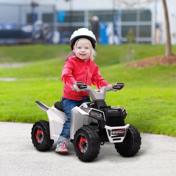 Rootz elektrisk quad til børn - Ride-on-legetøj - ATV til børn - 2,5 km/t Hastighed - 50-minutters køretid - Slidfaste hjul - 70 cm x 41,5 cm x 48,5 c