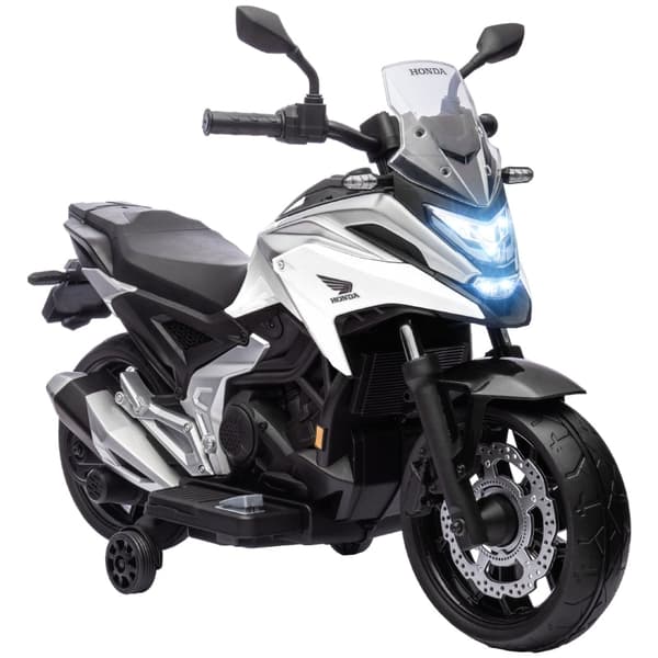 Rootz Honda licenseret elektrisk motorcykel - Børnemotorcykel - Ride-On Bike - Forlygter - Støttehjul - Asfalt, Mursten, Beton - 107 cm x 46 cm x 75 c